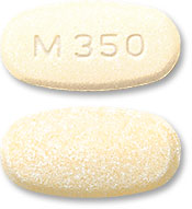 Metformin hydrochloride extended release 750 mg M 350