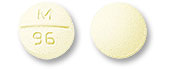 Pill Imprint M 96 (Bendroflumethiazide and Nadolol 5mg / 40mg)