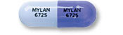 Zonisamide 25 mg MYLAN 6725 MYLAN 6725