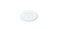 Pill RDY 269 White Elliptical/Oval is Amlodipine Besylate