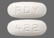 Ciprofloxacin hydrochloride extended release 500 mg RDY 422