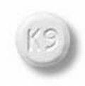 Pill K9 White Round is Clonazepam (Dispersible)