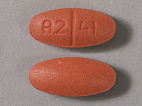 Pill A2 41 Brown Oval is Quinapril Hydrochloride
