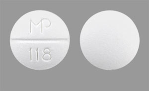 Trazodone hydrochloride 50 mg MP 118