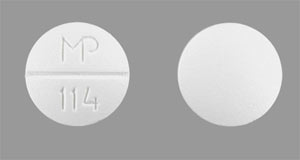 Trazodone hydrochloride 100 mg MP 114