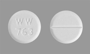 Trihexyphenidyl hydrochloride 5 mg WW 763