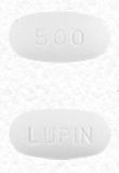 Pill LUPIN 500 is Cefprozil 500 mg