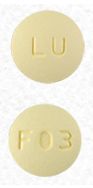 Quinapril hydrochloride 20 mg LU F03