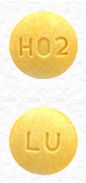 Pill LU H02 Yellow Round is Trandolapril