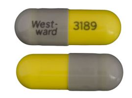 Lithium carbonate 300 mg West-ward 3189