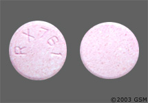 Pill RX761 Pink Round is Amoxicillin