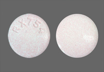 Pill RX754 Pink Round is Amoxicillin and Clavulanate Potassium