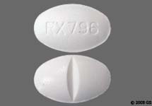 Pill RX 796 White Oval is Flecainide Acetate