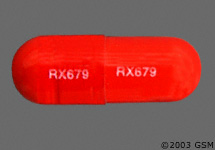 Pill RX679 RX679 Orange Capsule/Oblong is Seconal Sodium