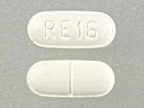 Pill RE 16 White Capsule/Oblong is Sertraline Hydrochloride