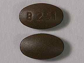 Pill B 251 Brown Oval is Phenazopyridine Plus