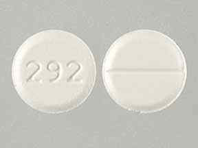 Pill 292 White Round is Baclofen