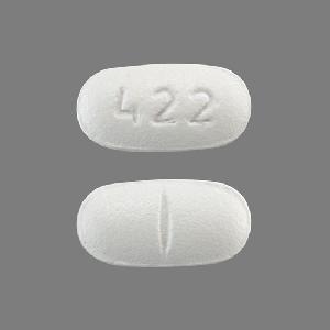 Pill 422 White Oval is Paroxetine Hydrochloride