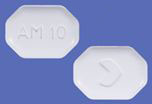 Amlodipine besylate 10 mg > AM 10