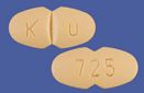 Hydrochlorothiazide and moexipril hydrochloride 25 mg / 15 mg K U 725