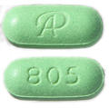 Pill Logo 805 Green Oval is Esterified Estrogens and Methyltestosterone