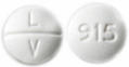 Morphine sulfate 15 mg L V 915