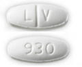 Pill L V 930 White Oval is Morphine Sulfate