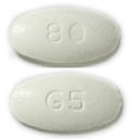 Pravastatin sodium 80 mg G5 80