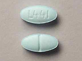 Pill L 441 Blue Elliptical/Oval is Doxylamine Succinate