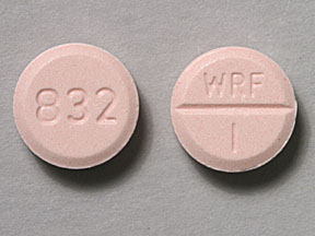 Хапче 832 WRF 1 е Jantoven 1 mg