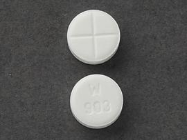 Pill W 903 White Round is Captopril