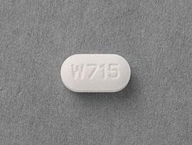 Zolpidem tartrate 10 mg W 715