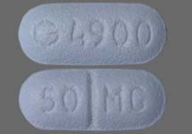 Sertraline hydrochloride 50 mg G 4900 50 MG