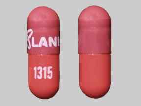Rifampin 300 mg Logo LANNETT 1315