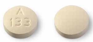 Bupropion hydrochloride extended release (SR) 150 mg A 133