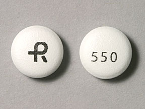 Pill 550 R White Round is Diclofenac Sodium Delayed Release