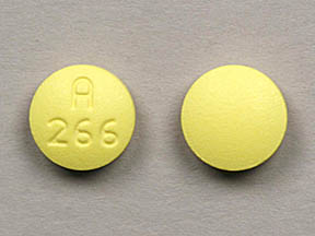 Pill A 266 Yellow Round is Dipyridamole