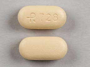 Pill R 728 Orange Capsule/Oblong is Metformin Hydrochloride ER