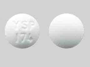 Pill YSP 174 White Round is Zolpidem Tartrate 