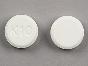 Pill K10 White Round is Acetaminophen