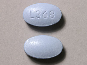 L368 Pill Blue Elliptical Oval Pill Identifier Drugs Com