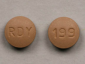 Pill RDY 199 Brown Round is Simvastatin