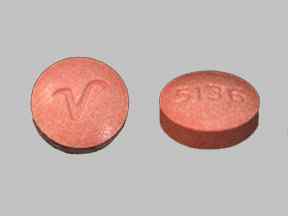 5136 V Pill Images Pink Round