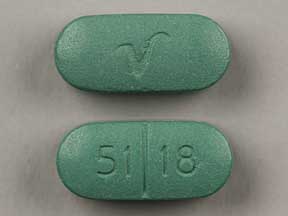 Pill 51 18 V Green Oval is Acetaminophen and Propoxyphene Hydrochloride