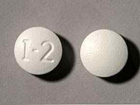 Pill I-2 White Round is Ibuprofen