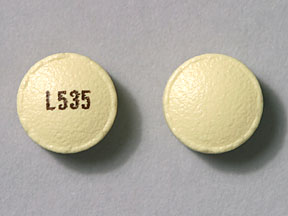 Pill L535 Yellow Round is Aspirin Delayed Release