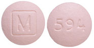 Oxycodone hydrochloride extended release 20 mg M 594