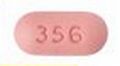 Pill G G 356 Pink Capsule/Oblong is Levetiracetam