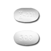 Metformin hydrochloride 500 mg Logo 4331 500
