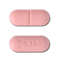 Le logo de la pilule 5361 est le chlorhydrate de bénazépril et l'hydrochlorothiazide 10 mg / 12,5 mg